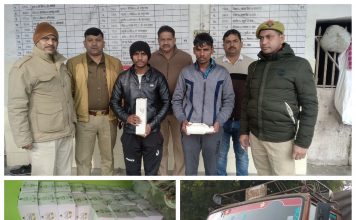 Illegal Liquor Worth Rupees 8 Lakhs Seized by Bulandshahar Police