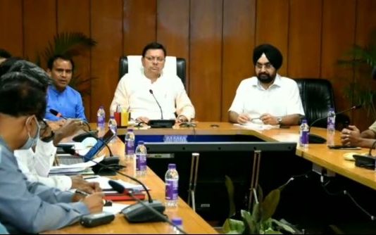 CM Pushkar Singh Dhami reviews Disaster Management in View of Heavy Rain Alert