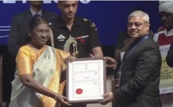 CUSB’s Prof.Venkatesh Singh received the prestigious Visitor’saward, Honored by President Draupadi Murmu