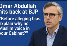 JK’s CM Omar Abdullah Slams BJP for Excluding Muslims from Central Cabinet Amid Bias Row