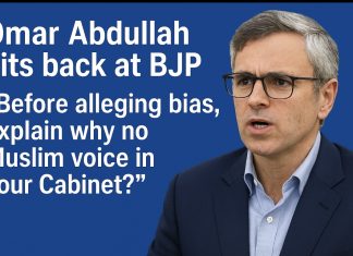 JK’s CM Omar Abdullah Slams BJP for Excluding Muslims from Central Cabinet Amid Bias Row