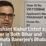 Prashant Kishor Listed as Voter in Both Bihar and Mamata Banerjee’s Bhabanipur Seat