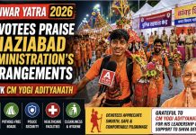 Kanwar Yatra: Devotees Praise Ghaziabad Administration’s Arrangements, Thank CM Yogi Adityanath